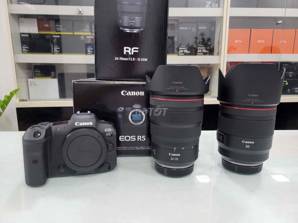 Combo Canon R5 - Canon RF50 - Canon RF24-70