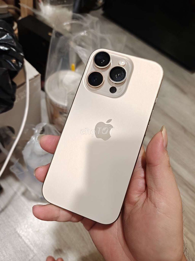 IPhone 16 Pro 128gb lock Mỹ cnc eid 2 sim vl có gl. Mua bán Điện thoại tại Quận 5 Tp Hồ Chí Minh được đăng bởi Strawberry Táo hình 1