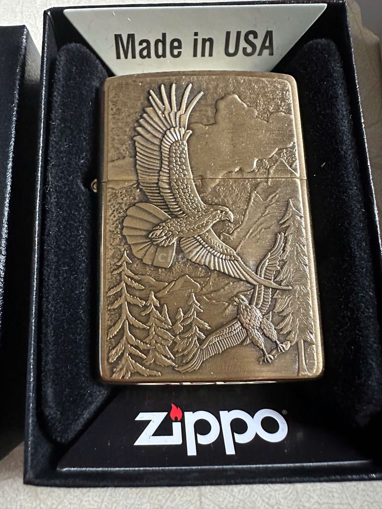 Zippo mới 100% - Hàng Mỹ - Đại Bàng (Eagles Dare)