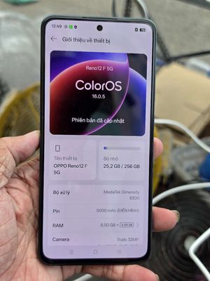 OPPO Reno12 F 5G 256GB zin toàn bộ giá rẻ 