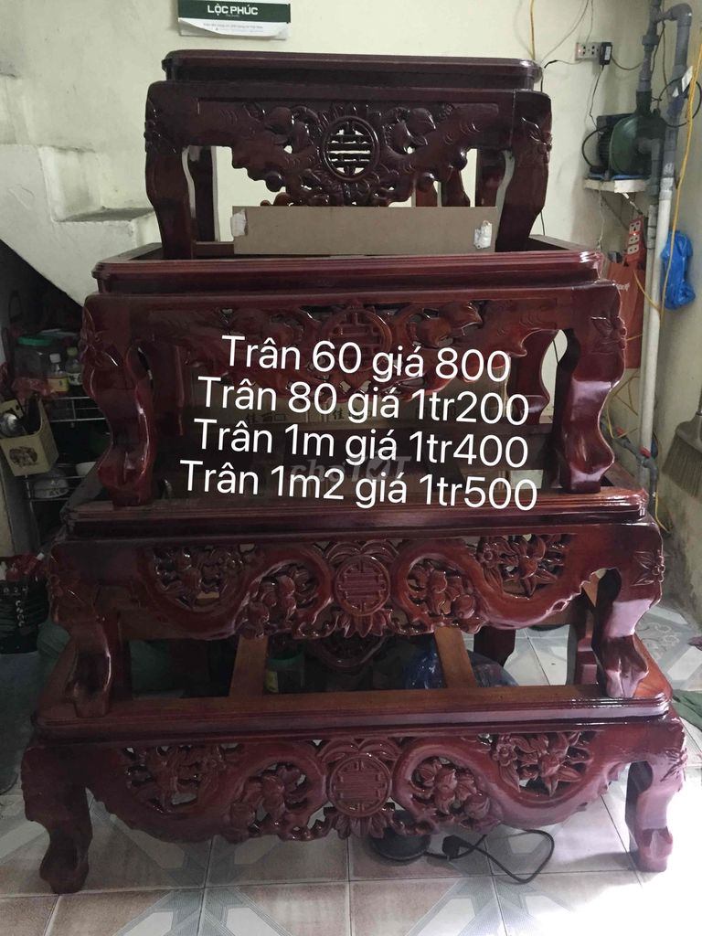 Kệ bể cá Gỗ gõ sà cừ 60cm. Mua bán Tủ, kệ gia đình tại Quận Hoàn Kiếm Hà Nội được đăng bởi nguyên ngoc long hình 1