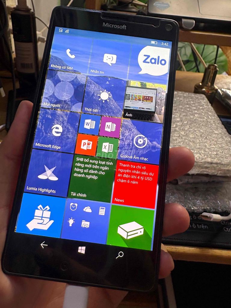 Microsoft Lumia 950 XL có giao lưu. Mua bán Điện thoại tại Huyện Nhơn Trạch Đồng Nai được đăng bởi HD SHOP NHƠN TRẠCH  hình 1