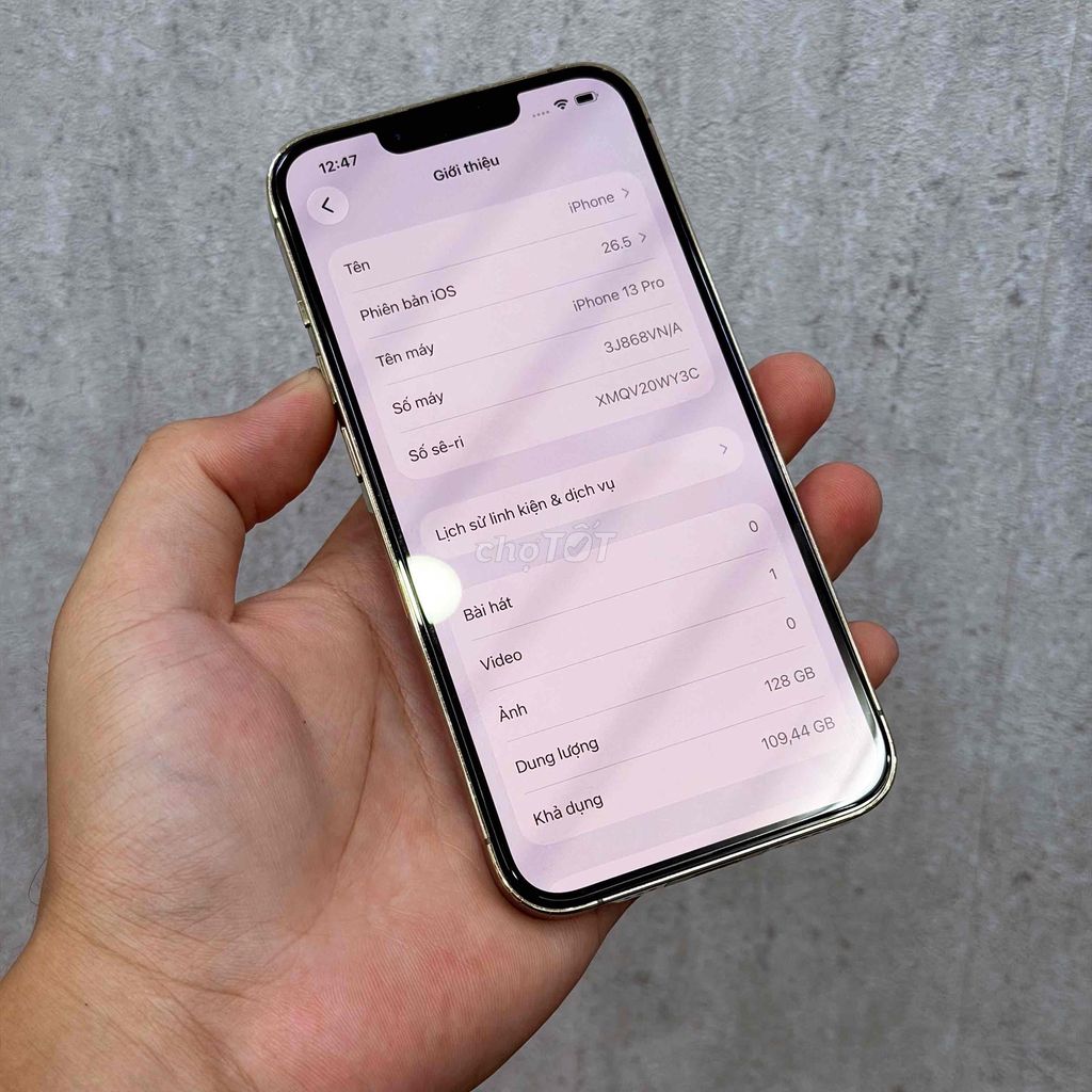 iPhone 13 Pro 128GB Gold VN/A Zin Áp suất. Mua bán Điện thoại tại Quận Thanh Khê Đà Nẵng được đăng bởi 515 STORE 515 Trần Cao Vân TRẢ GÓP BAO ĐẬU hình 1