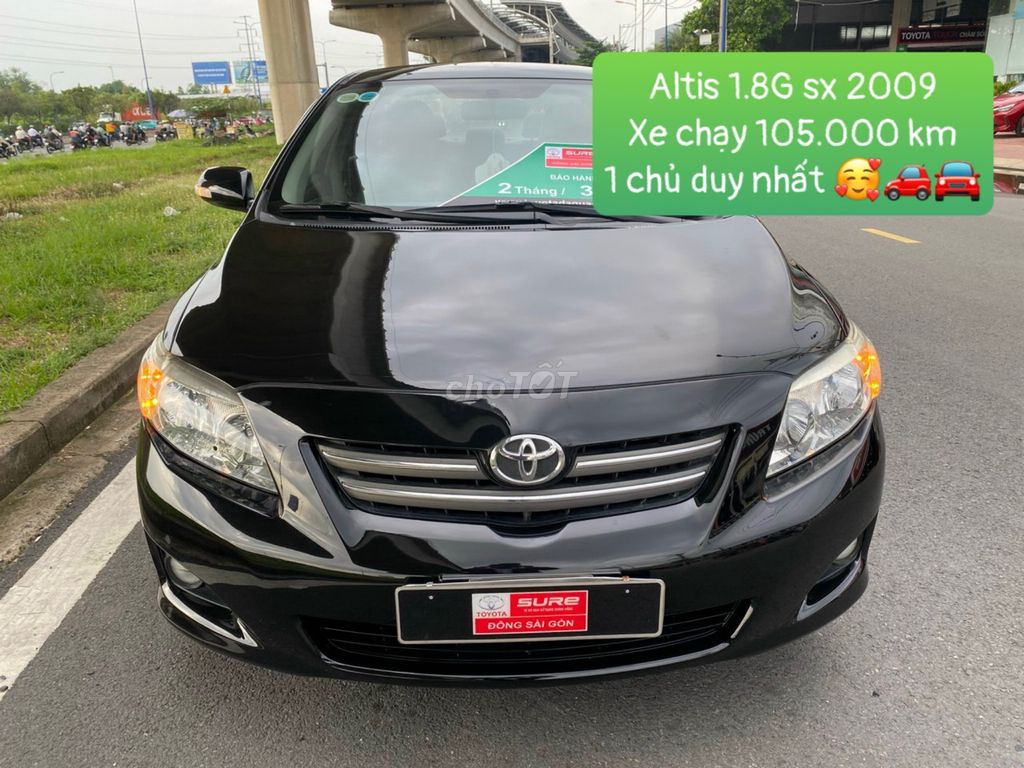 Toyota Corolla Altis 2009 1.8G AT - 105000 km