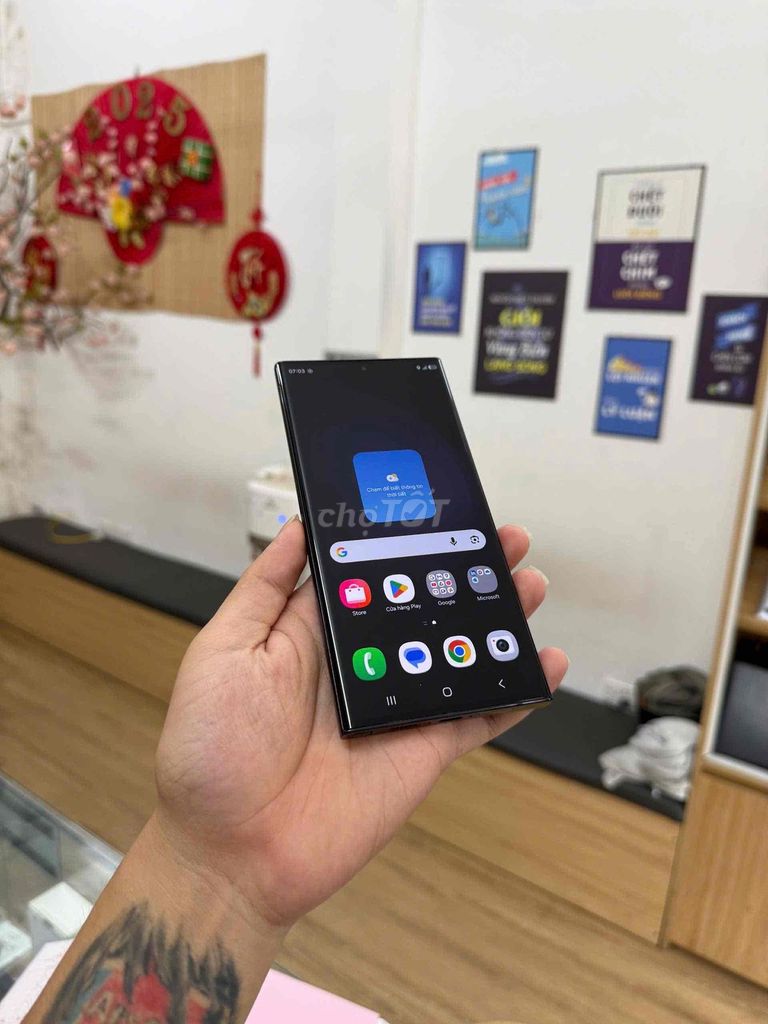 Samsung S22 Ultra QTE 256GB Đen 2 sim. Mua bán Điện thoại tại Quận Đống Đa Hà Nội được đăng bởi KT Hà Nội Mobile hình 1