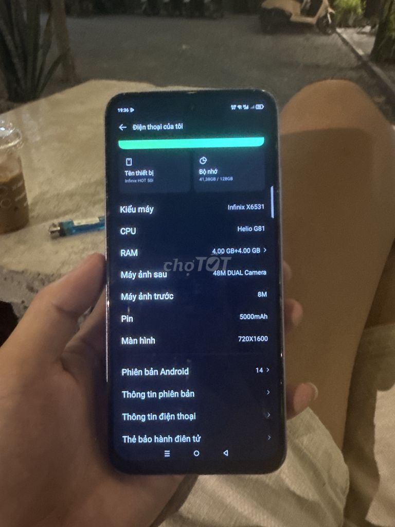 Infinix HOT 50i Tím 4GB/128GB. Mua bán Điện thoại tại Thành phố Biên Hòa Đồng Nai được đăng bởi Đức hình 1