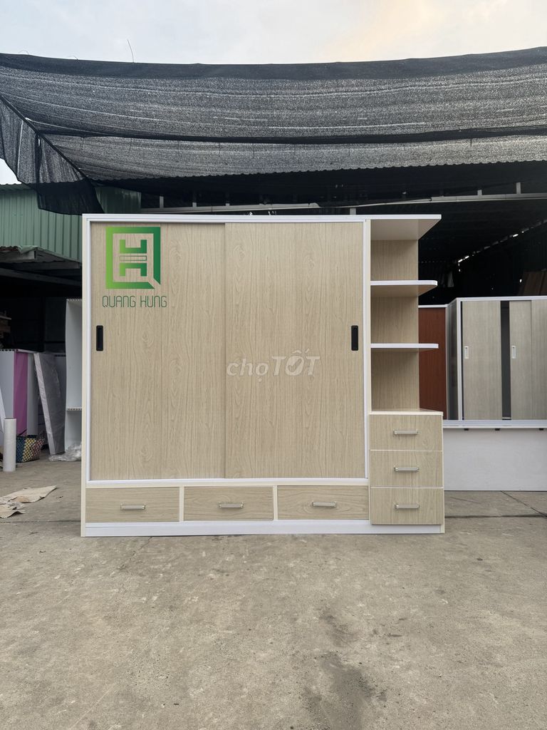 Tủ quần áo Nhựa Đài Loan 1m8 x 2m Chống nước. Mua bán Tủ, kệ gia đình tại Thành phố Thủ Đức Tp Hồ Chí Minh được đăng bởi Nội Thất Quang Hùng hình 1
