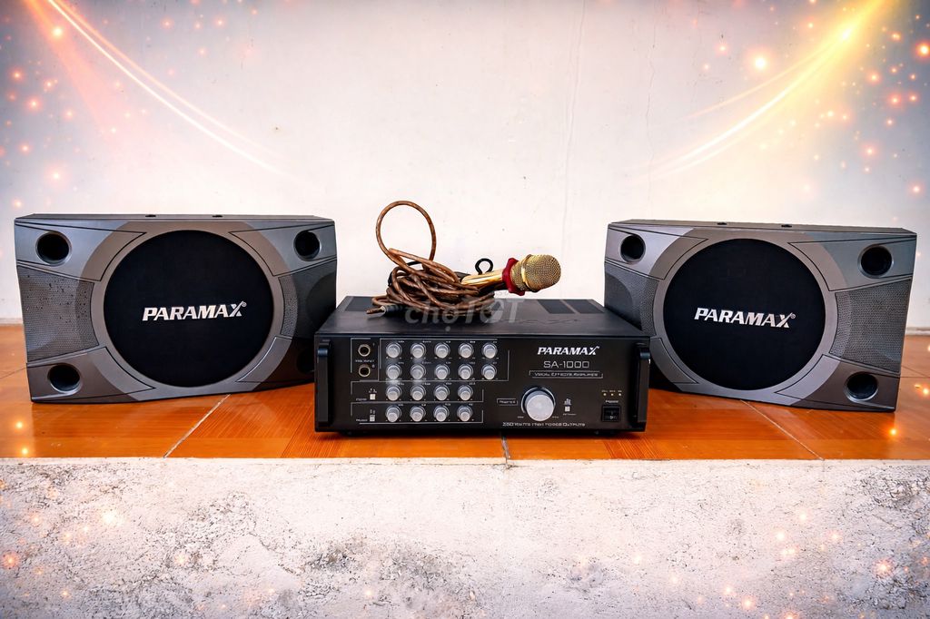 Bộ karaoke Paramax SA-1000 Đen. Mua bán Tivi, Âm thanh tại Huyện An Lão Hải Phòng được đăng bởi Hoàng văn phong hình 1