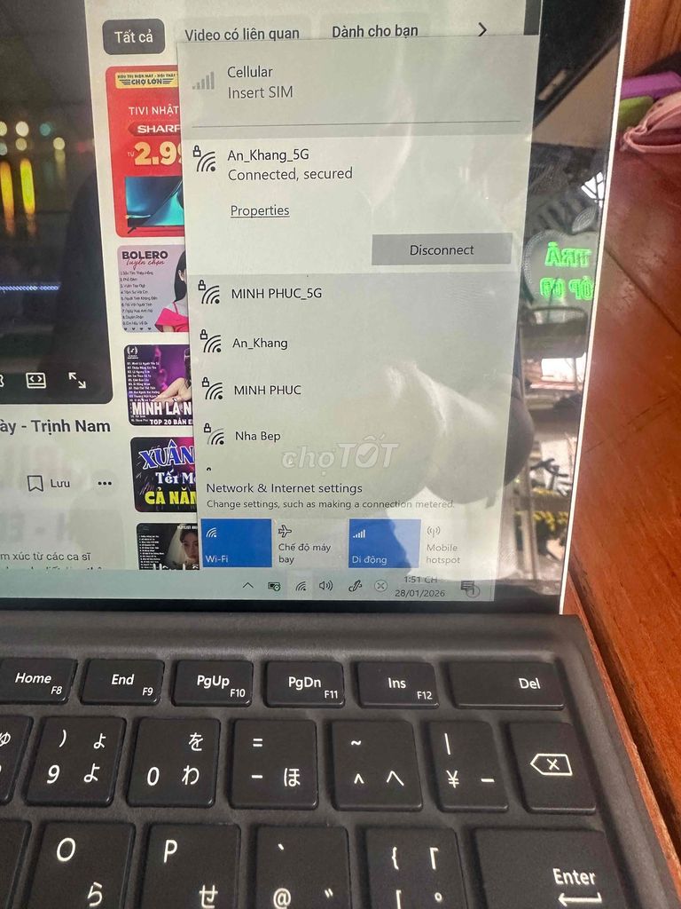 Microsoft Surface Pro i5-7300U 4GB/128GB. Mua bán Máy tính bảng tại Quận Bình Tân Tp Hồ Chí Minh được đăng bởi tran minh kiet hình 1