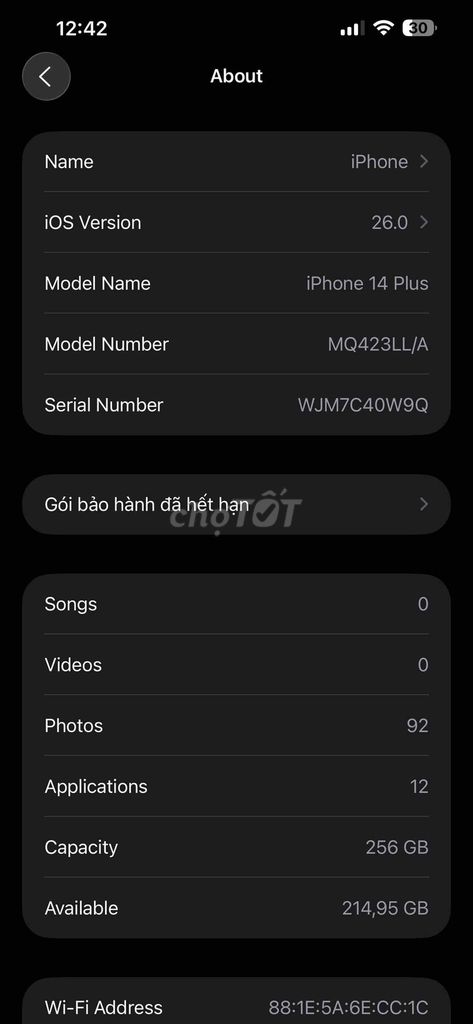 Bán, gl  14plus zin full chức năng 256gb. Mua bán Điện thoại tại Thành phố Thủ Dầu Một Bình Dương được đăng bởi Tiến Đạt hình 1