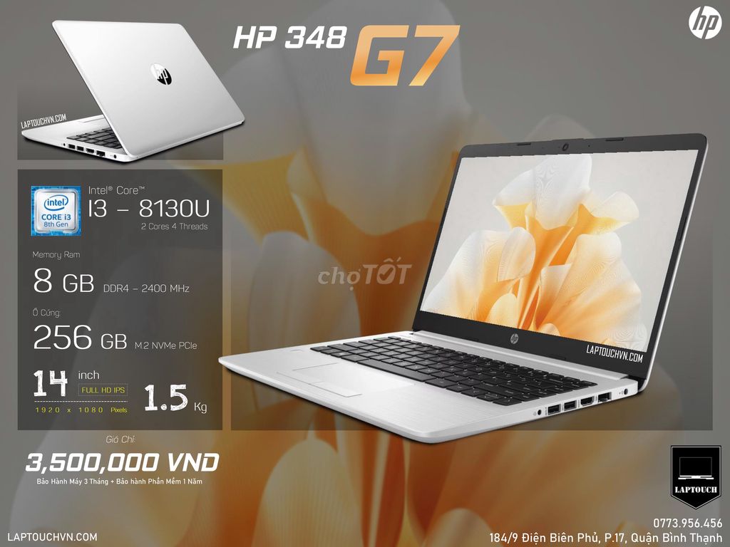 HP 348 G7 2018. Mua bán Laptop tại Quận Bình Thạnh Tp Hồ Chí Minh được đăng bởi Cửa Hàng Máy Tính Laptouch VN hình 1