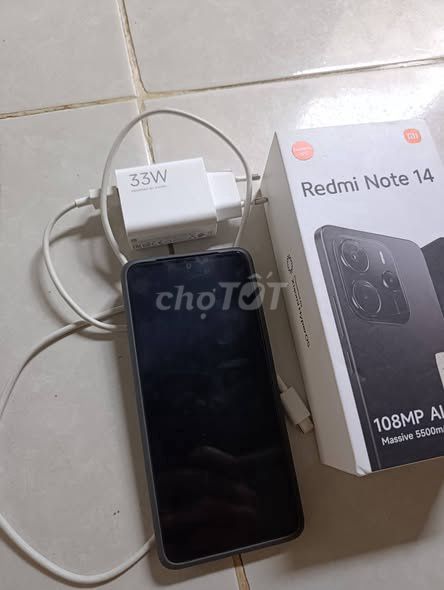 Xiaomi Redmi Note 14 4G 6GB/128GB Đen. Mua bán Điện thoại tại Quận 1 Tp Hồ Chí Minh được đăng bởi Hội Đồ Điện Tử hình 1