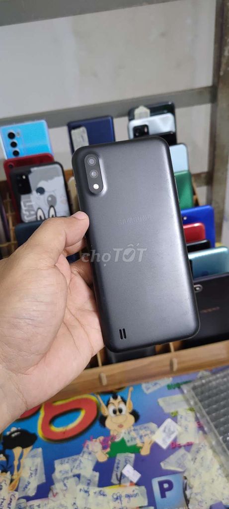 Samsung A01, 32gb, 2sim, android 11. Mua bán Điện thoại tại Quận Gò Vấp Tp Hồ Chí Minh được đăng bởi A LONG   nhận thanh toán THẺ TÍN DỤNG hình 1