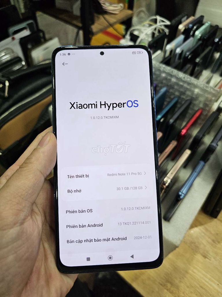 XIAOMI REDMI NOTE 11 PRO 5G 8/128 120HZ LOA KÉP VN. Mua bán Điện thoại tại Quận Tân Phú Tp Hồ Chí Minh được đăng bởi Ngô Minh Mobile  hình 3