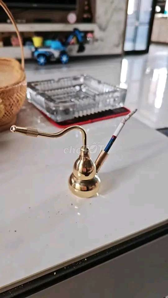 Tẩu thuốc Đồng Vàng Tháo lắp Mini. Mua bán Nội thất, đồ gia dụng khác tại Huyện Mê Linh Hà Nội được đăng bởi Văn Cường hình 1