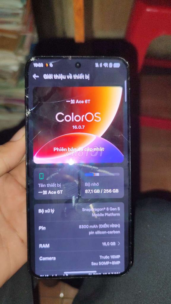 OnePlus Ace 6T 16GB/256GB Đen. Mua bán Điện thoại tại Thành phố Pleiku Gia Lai được đăng bởi Nguyễn Quick hình 1