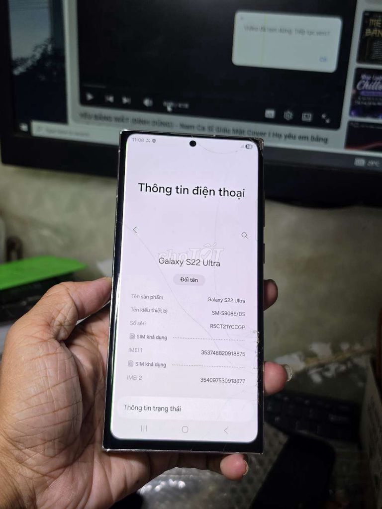  Galaxy S22 Ultra 128GB VN giá chữa cháy . Mua bán Điện thoại tại Quận 8 Tp Hồ Chí Minh được đăng bởi Thiên Hòa mobile  hình 1