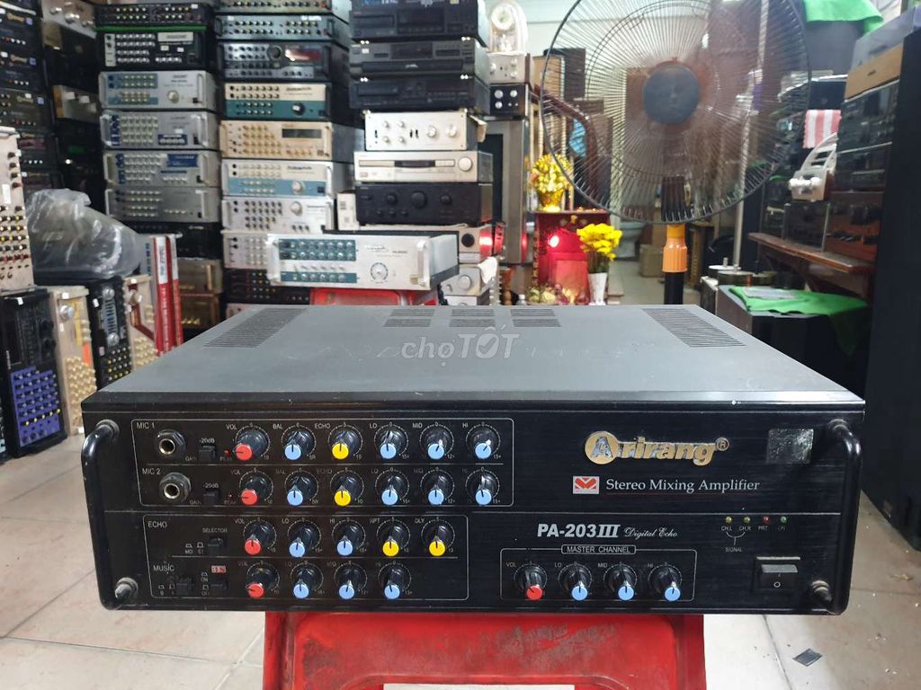 Ampli Arirang Pa 203iii (hãng/đen/ 8Mosfet. Mua bán Tivi, Âm thanh tại Quận 3 Tp Hồ Chí Minh được đăng bởi Xuanthuy hình 1