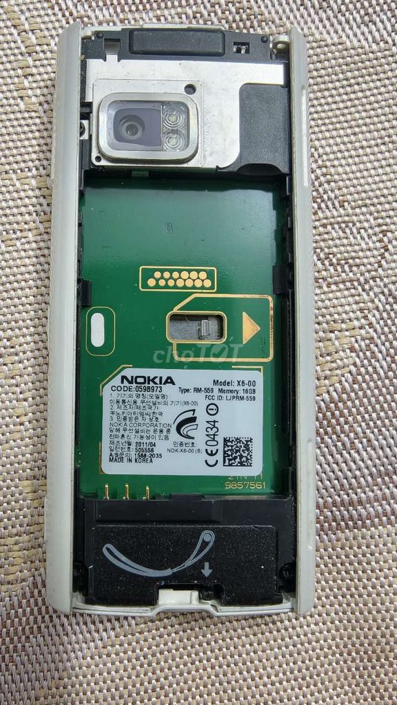 Nokia X6-00 16GB Bạc, Đỏ. Mua bán Điện thoại tại Huyện Hồng Ngự Đồng Tháp được đăng bởi Khang hình 1