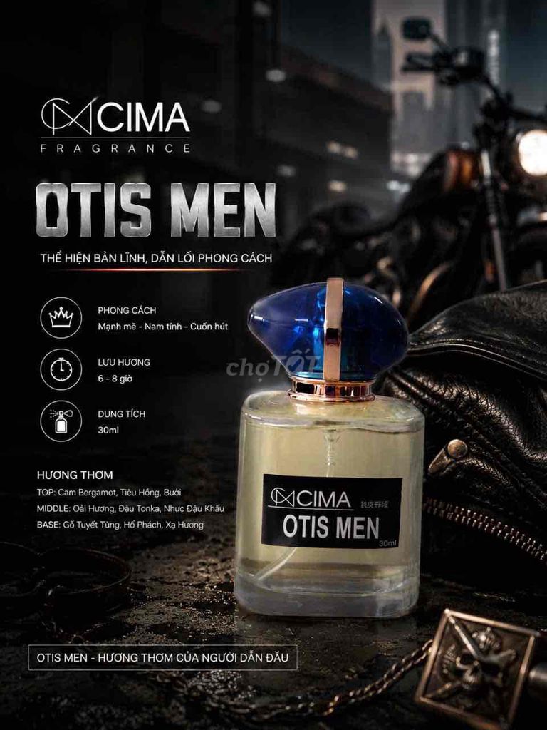 Nước hoa Cima Fragrance Otis Men 30ml. Mua bán Nước hoa tại Thành phố Biên Hòa Đồng Nai được đăng bởi Dương Thanh Thắng hình 1