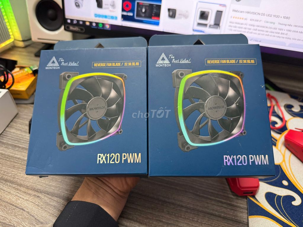 Fan Montech RX120 ARGB Sync Main (Fan Ngược, hút)