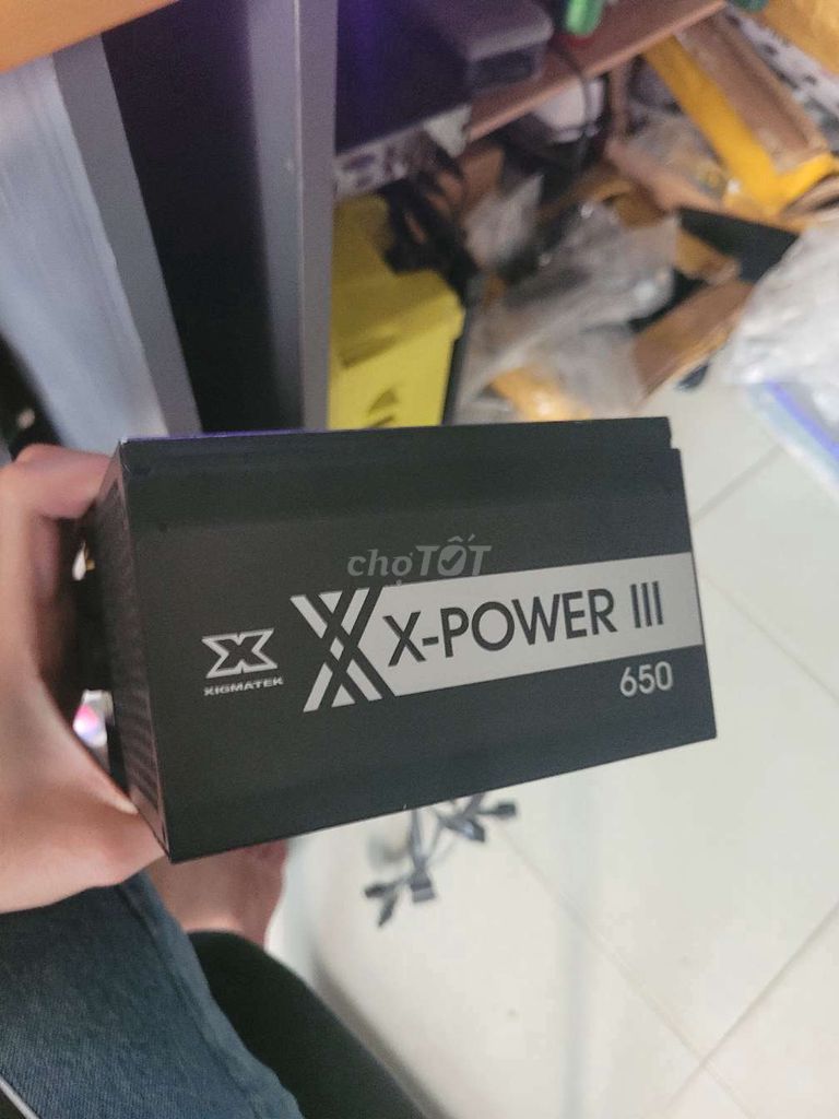 Nguồn Xigmatek X-POWER III 650W Đen. Mua bán Linh kiện (RAM, Card...) tại Huyện Châu Thành An Giang được đăng bởi NQT PC hình 1