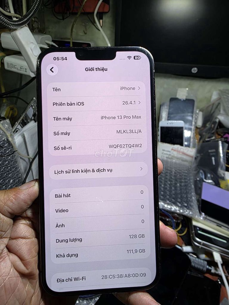 iPhone 13 Pro Max 128GB quốc tế mỹ zin toàn bộ . Mua bán Điện thoại tại Quận 8 Tp Hồ Chí Minh được đăng bởi Thiên Hòa mobile  hình 1