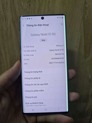 Samsung Galaxy Note 10 Plus 5G 256GB Hàn Quốc