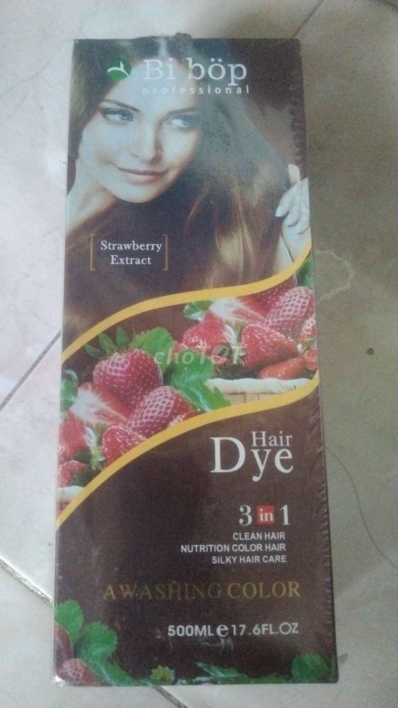 Thuốc nhuộm tóc Bi Bop Professional Dâu 500ml. Mua bán Đồ chuyên dụng, Giống nuôi trồng tại Huyện Hòa Thành Tây Ninh được đăng bởi Huy hình 1