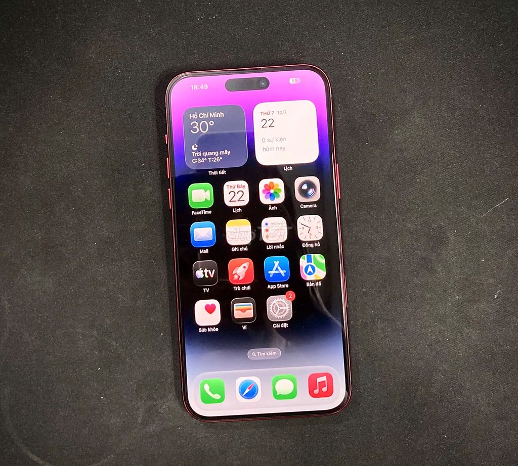 iPhone 14 Pro Max 256gb Cherry như tin đăng gl. Mua bán Điện thoại tại Quận 3 Tp Hồ Chí Minh được đăng bởi T83 hình 1