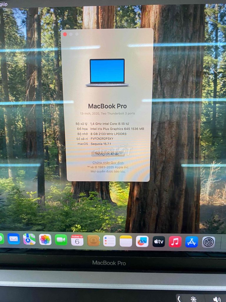 macbook pro 2020 i5 ram 8 ssd 256 màn 13 rentina. Mua bán Laptop tại Quận Hoàng Mai Hà Nội được đăng bởi Mac98 hình 2