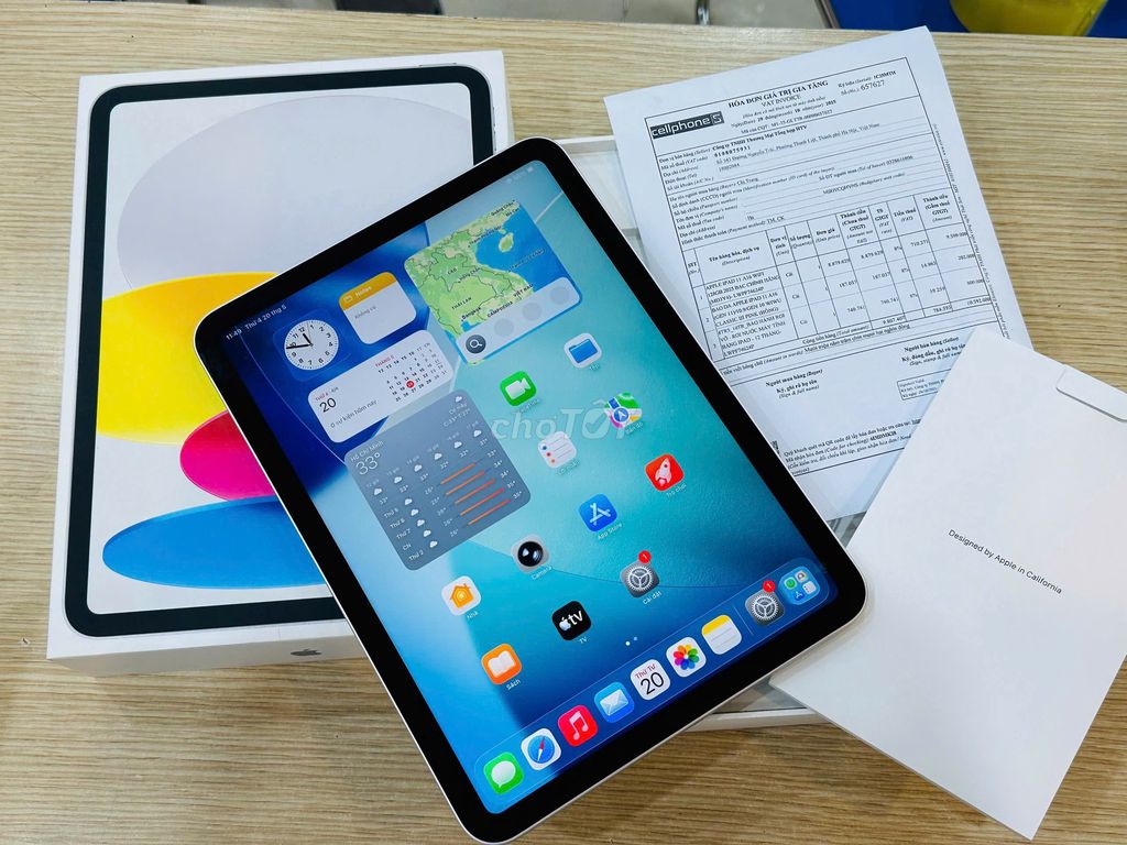 iPad Gen 10 128GB Chính hãng có hóa đơn FUll. Mua bán Máy tính bảng tại Quận Đống Đa Hà Nội được đăng bởi Thế Hoàng hình 1