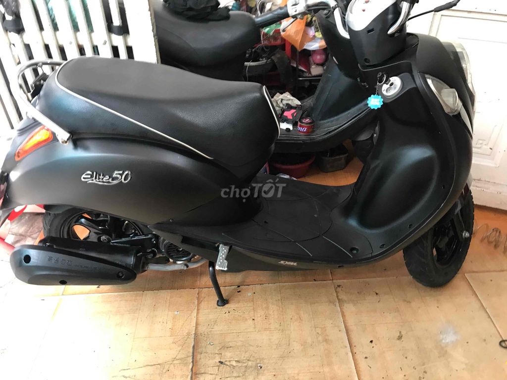 SYM Elite 50cc Đen Xe tay ga