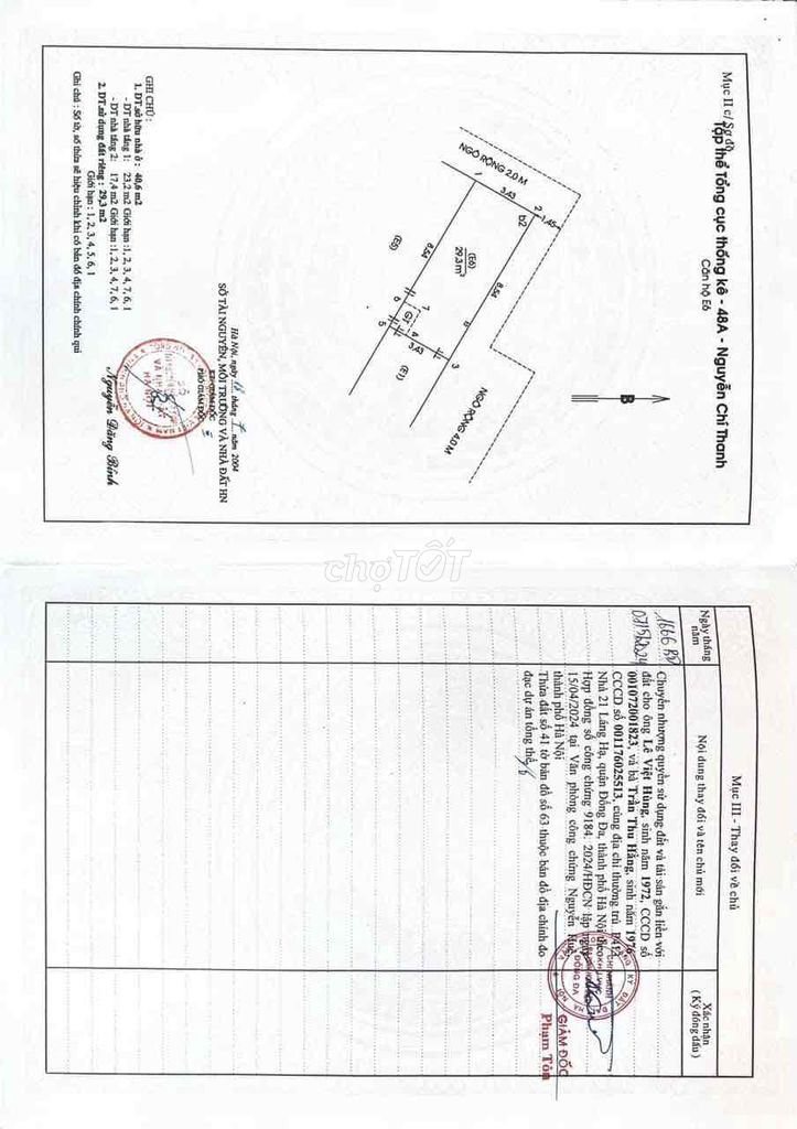 38 M x 2 TẦNG PHỐ NGUYỄN CHÍ THANH LÔ GÓC SỔ ĐỎ VUÔNG GẦN PHỐ CÓ GPXD