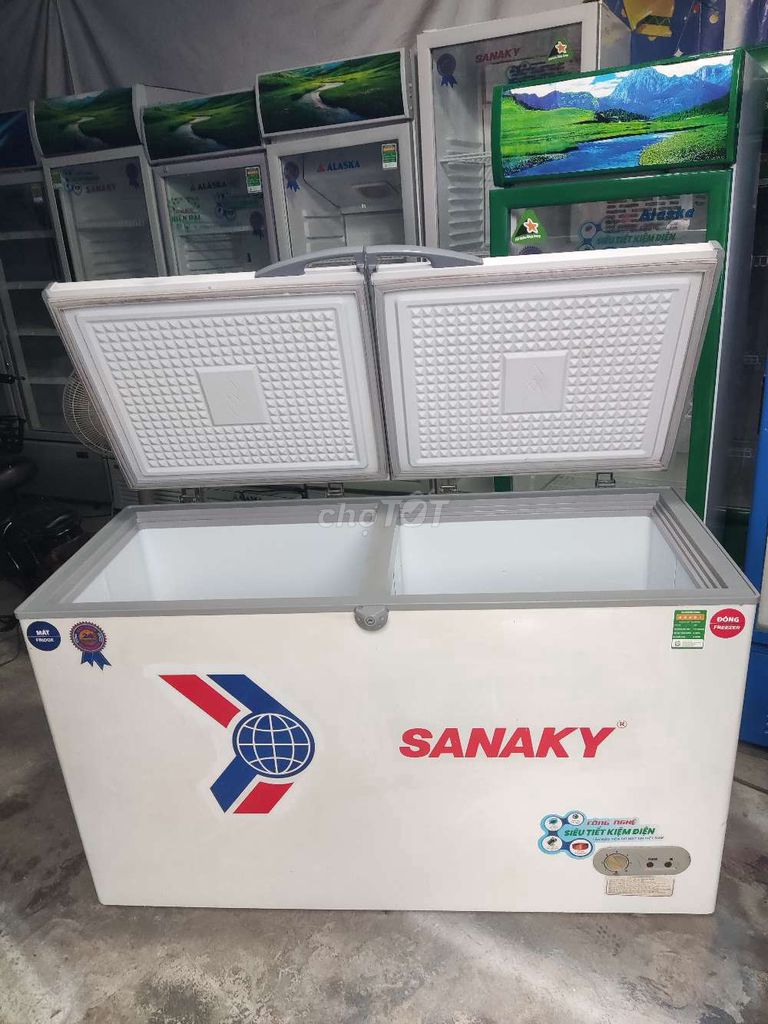 Tủ đông mát Sanaky 400 lít trắng cũ. Mua bán Tủ lạnh tại Quận Tân Phú Tp Hồ Chí Minh được đăng bởi bưởi xoài hình 1