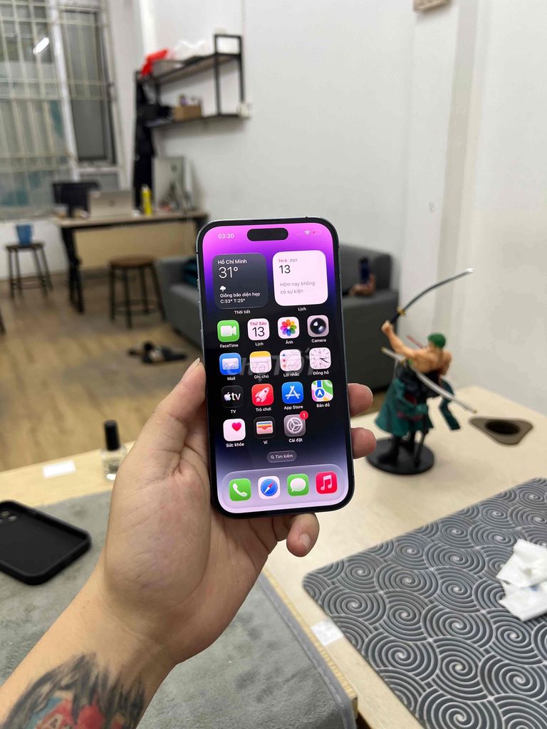 iPhone 14 Pro Vn/a 128G Pin 89% Zin Áp Full CN. Mua bán Điện thoại tại Quận Đống Đa Hà Nội được đăng bởi Hà Nội Mobile Bao Duyệt Nợ Xấu hình 1