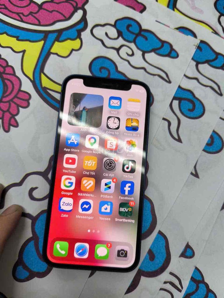 Apple iPhone 12 mini 128GB Xanh dương. Mua bán Điện thoại tại Quận Cẩm Lệ Đà Nẵng được đăng bởi sheeny tran hình 1