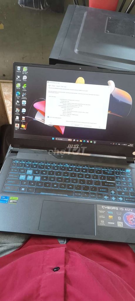 MSI Cyborg 15 A12VE i5 8GB/512GB. Mua bán Laptop tại Quận 7 Tp Hồ Chí Minh được đăng bởi Cường hình 1