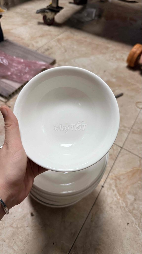 Bát đĩa Gốm sứ Trắng 150 cái. Mua bán Dụng cụ nhà bếp tại Huyện Thanh Trì Hà Nội được đăng bởi Thanh Huyền hình 1