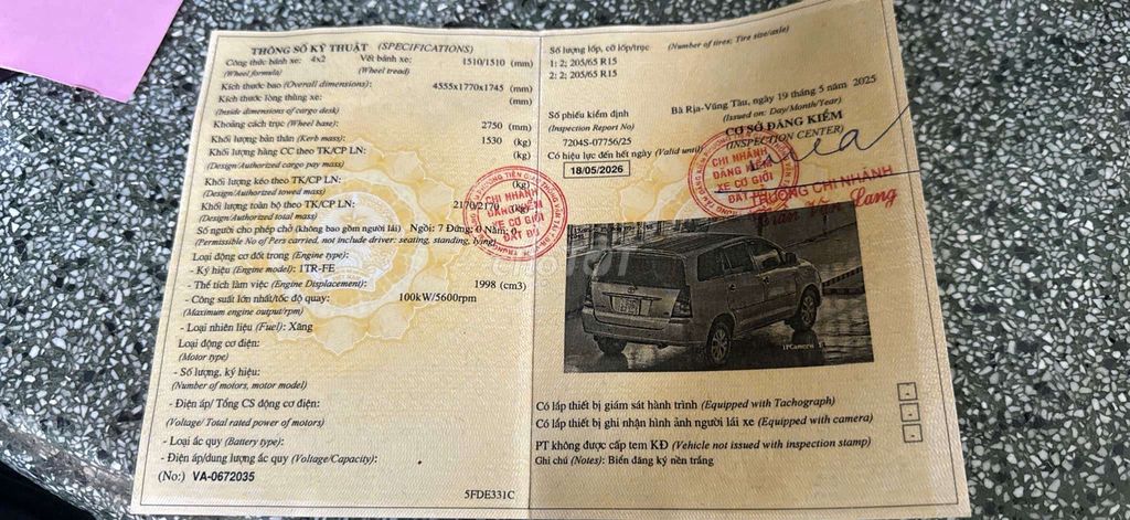 2 71 2006 G - 220000 km. Mua bán Ô tô tại Thành phố Long Khánh Đồng Nai được đăng bởi Phạm văn ý hình 11