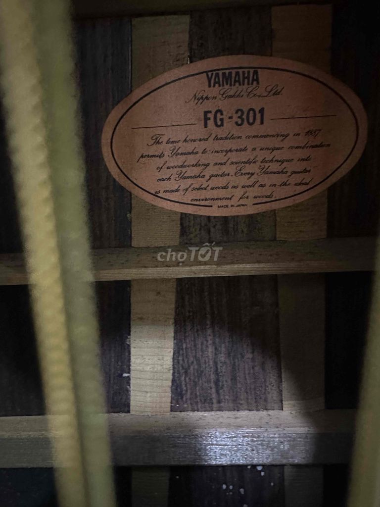 Đàn guitar acoustic Yamaha FG 301. Mua bán Nhạc cụ tại Quận Tân Phú Tp Hồ Chí Minh được đăng bởi Đàn piano và guitar hình 1