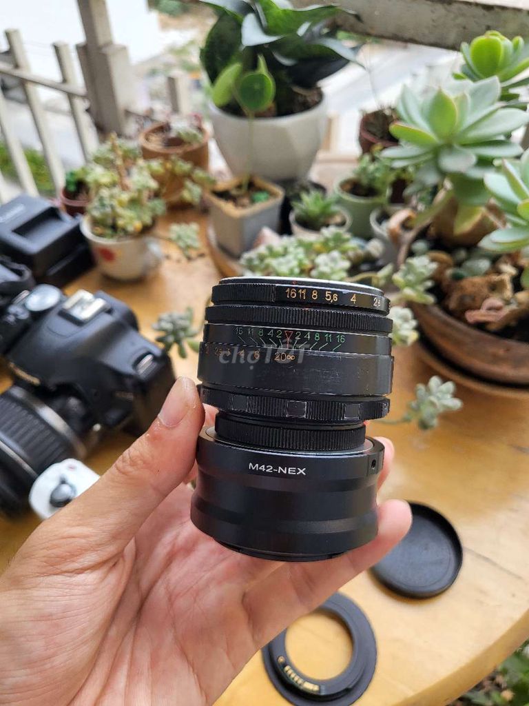 Sony a5000 Canon 500D và lens Mf Helios