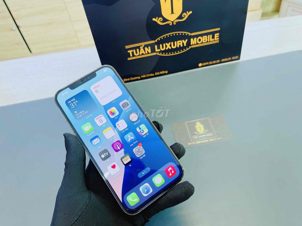 iPhone 12 Pro Max 128G màu xám nguyên zin Áp. Mua bán Điện thoại tại Quận Hải Châu Đà Nẵng được đăng bởi TUẤN LUXURY MOBILE ĐÀ NẴNG hình 1