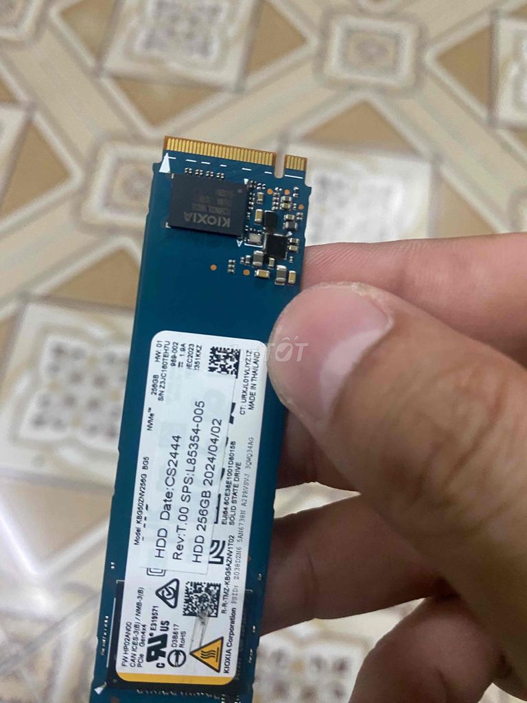 SSD Nvme 256G Gen 4 Good 100% lướt us Win 10