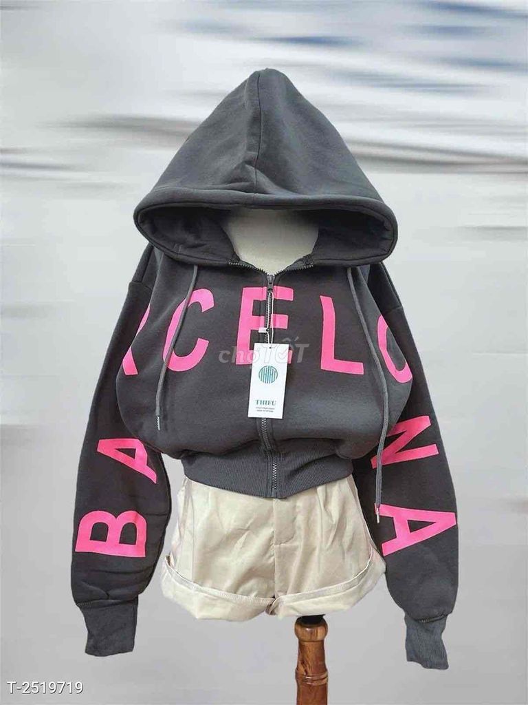 Áo khoác hoodie nữ nỉ đa sắc. Mua bán Quần áo tại Huyện Gò Quao Kiên Giang được đăng bởi Hoàng Vinh Shop  hình 1