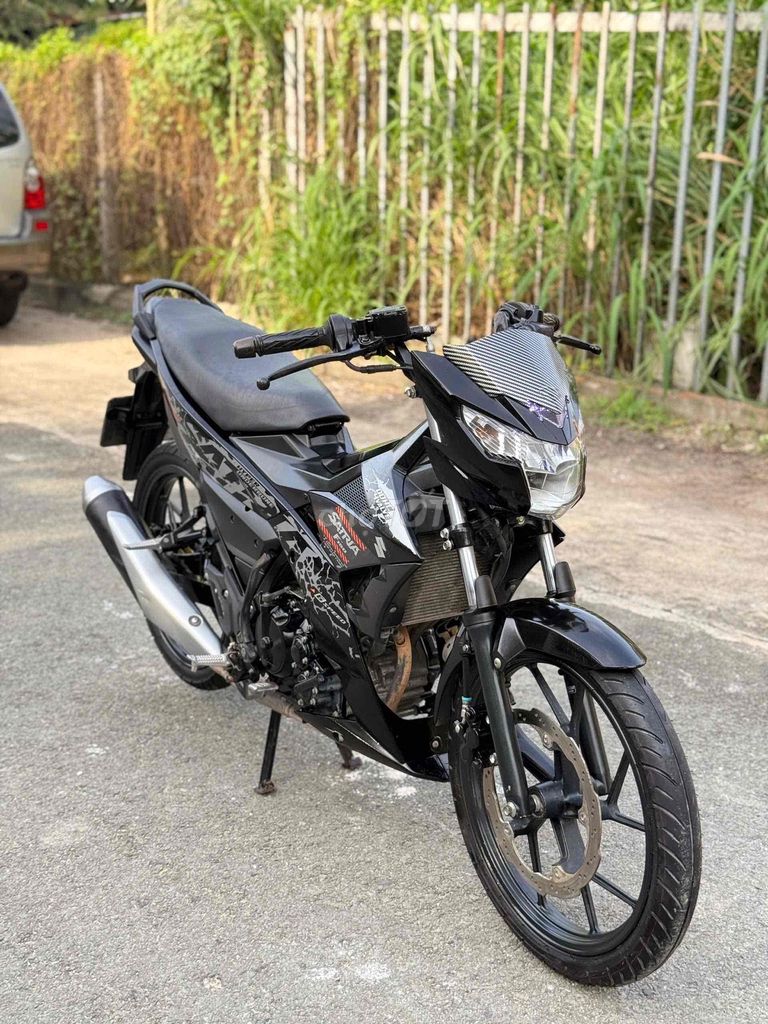 Suzuki Satria F150 2019 Đen 27712 km. Mua bán Xe máy tại Huyện Củ Chi Tp Hồ Chí Minh được đăng bởi HuỳnhLâm Bổn hình 1