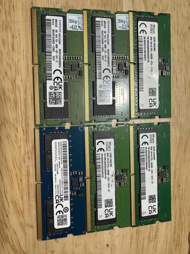 ddran 5-8Gb, 12Gb  buss 4800B,5600B,