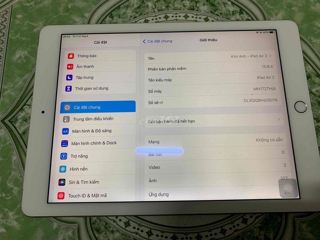 iPad Air 2, WIFI & 4G, 64gb ZIN