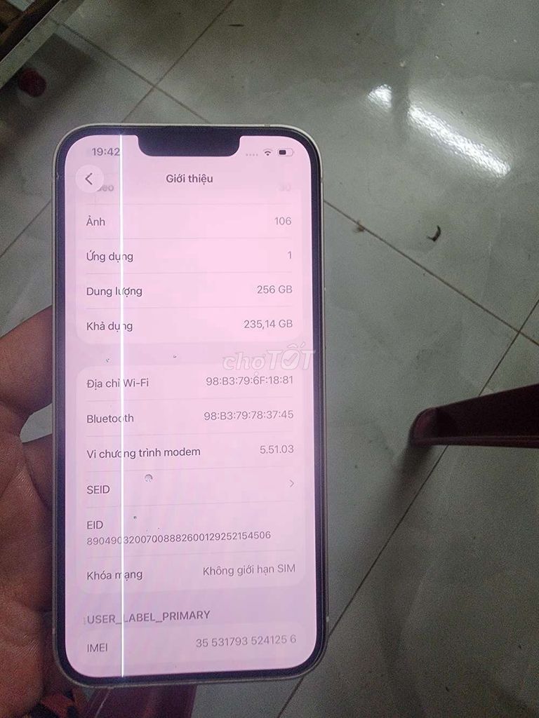 Apple iPhone 13 256GB Hỏng màn hình. Mua bán Điện thoại tại Huyện Trực Ninh Nam Định được đăng bởi Chưa đặt tên hình 1