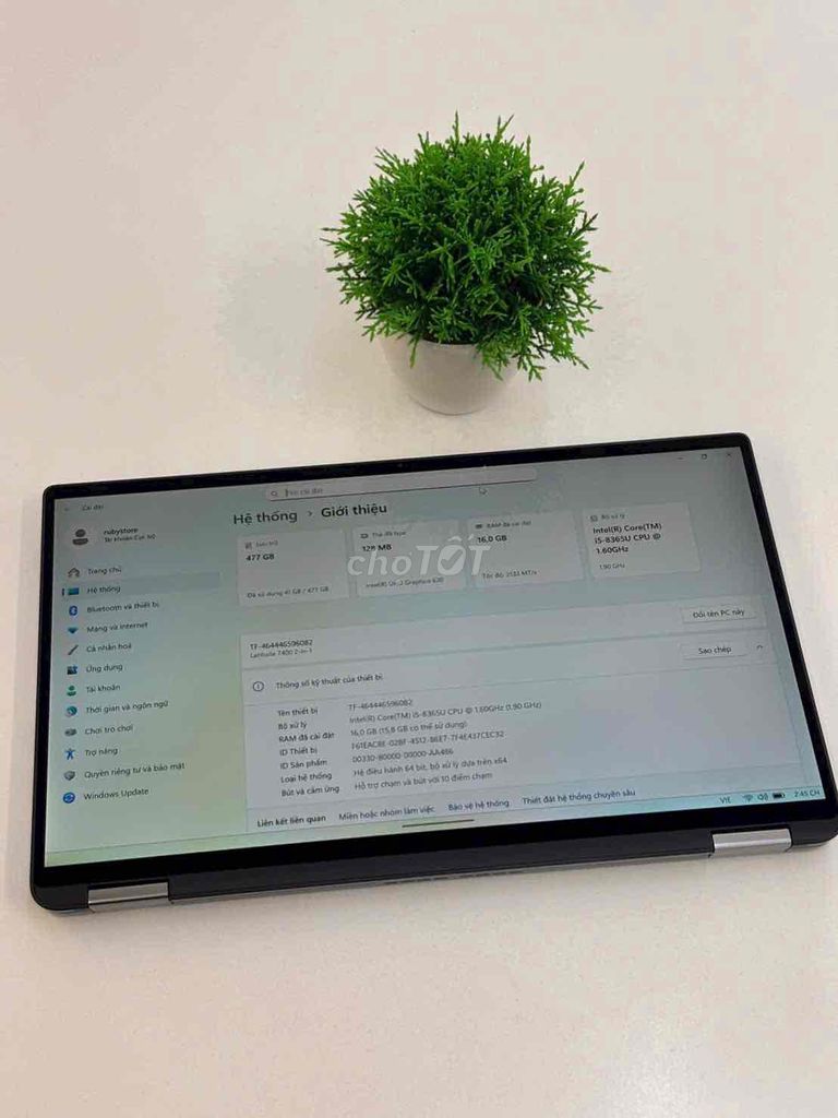 Dell Latitude 7400 2-in-1 (512GB) siêu đẹp. Mua bán Laptop tại Quận Cái Răng Cần Thơ được đăng bởi Duy Nguyễn hình 1